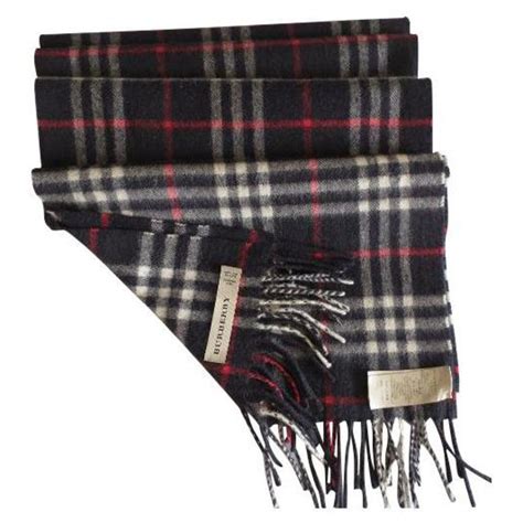 burberry scarf navy blue|Burberry original scarf.